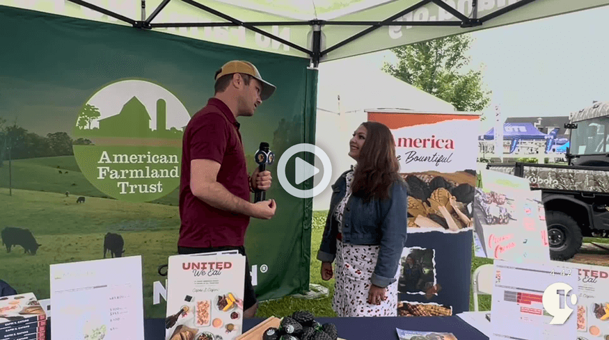 "America the Bountiful" Featured on 9and10news' The Four at the National Cherry Festival  Img